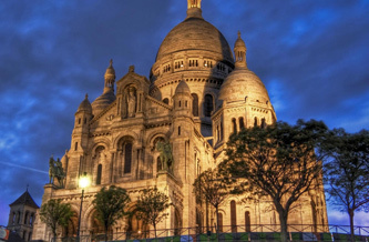 Le Sacré Coeur et la Place du Tertre à Montmartre